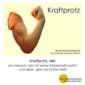 Kraftprotz - Wortschatz Deutsch Bilder